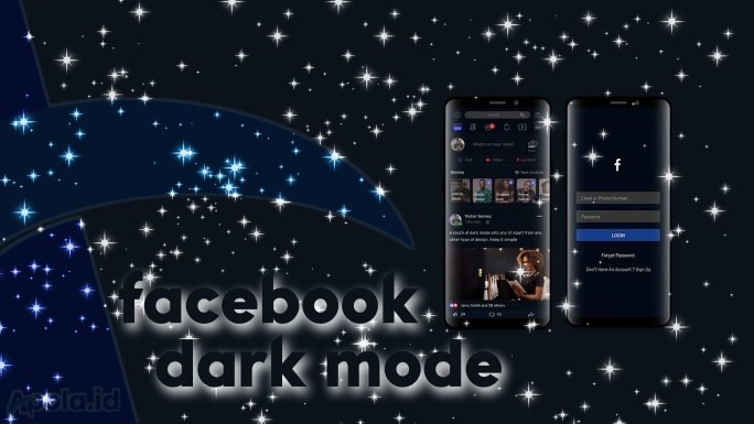 Cara Mode Gelap Facebook Gampang Tutorial Dengan Gambar di Android IOS dan Komputer