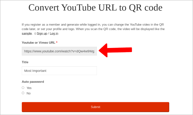Cara Membuat Kode QR Dari Video Youtube