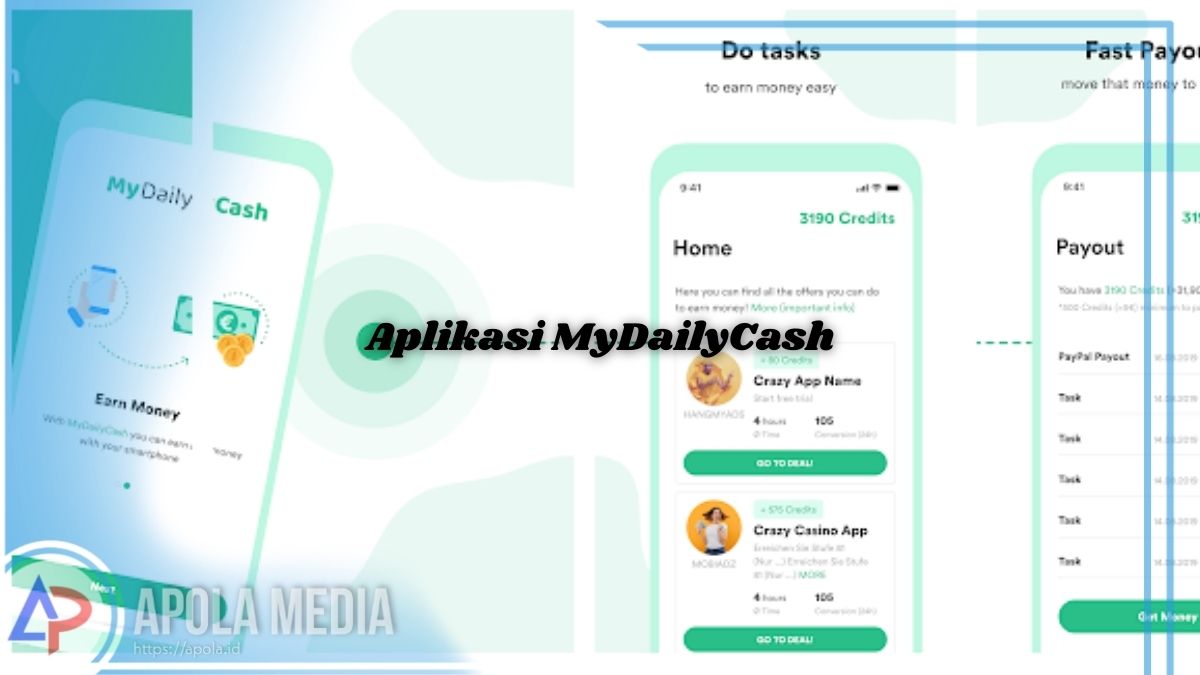Aplikasi MyDailyCash Penghasil Uang