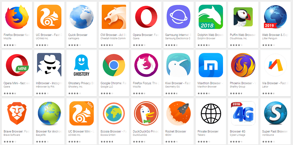 Aplikasi Browser Terbaik dan Tercepat