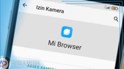 Cara Mengizinkan Mi Browser Mengakses Kamera