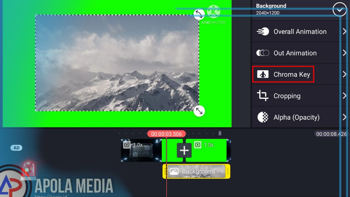 Cara Mengganti Background Video di Kinemaster