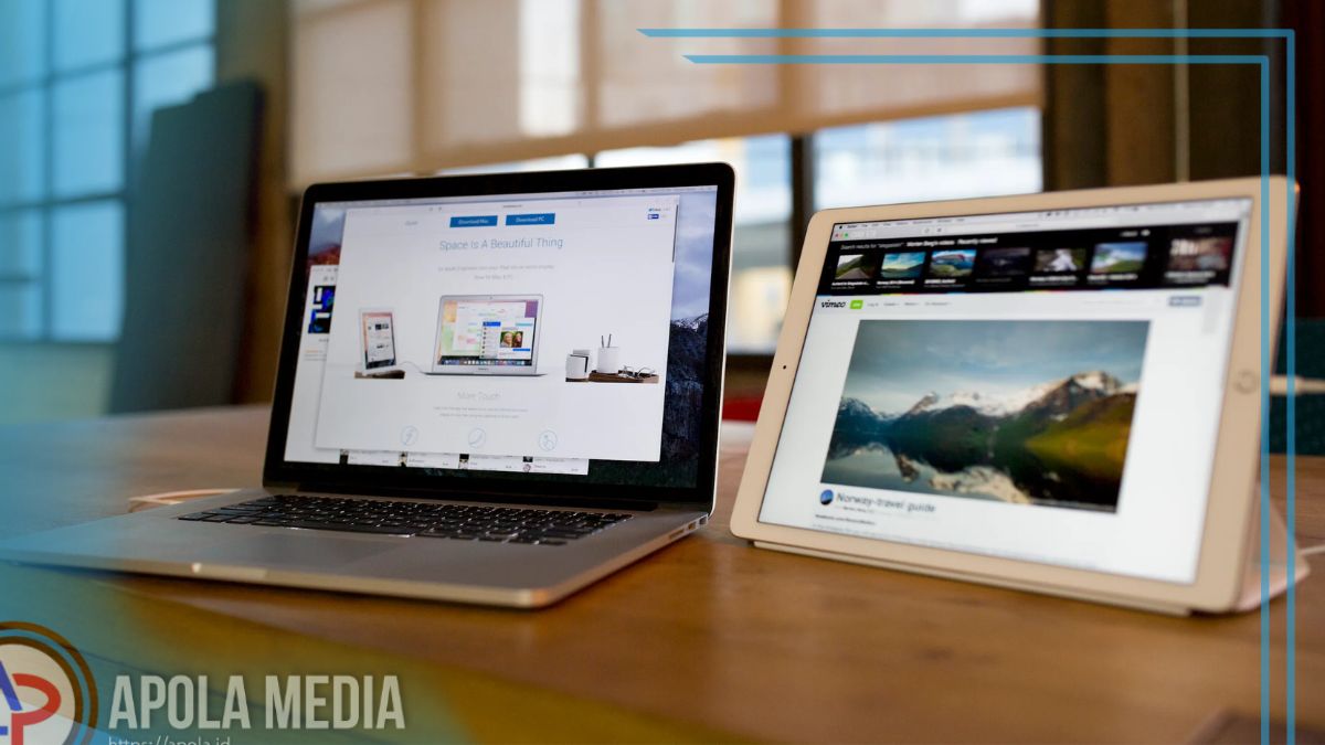 Cara Tablet jadi Monitor PC Menggunakan Aplikasi Duet Display