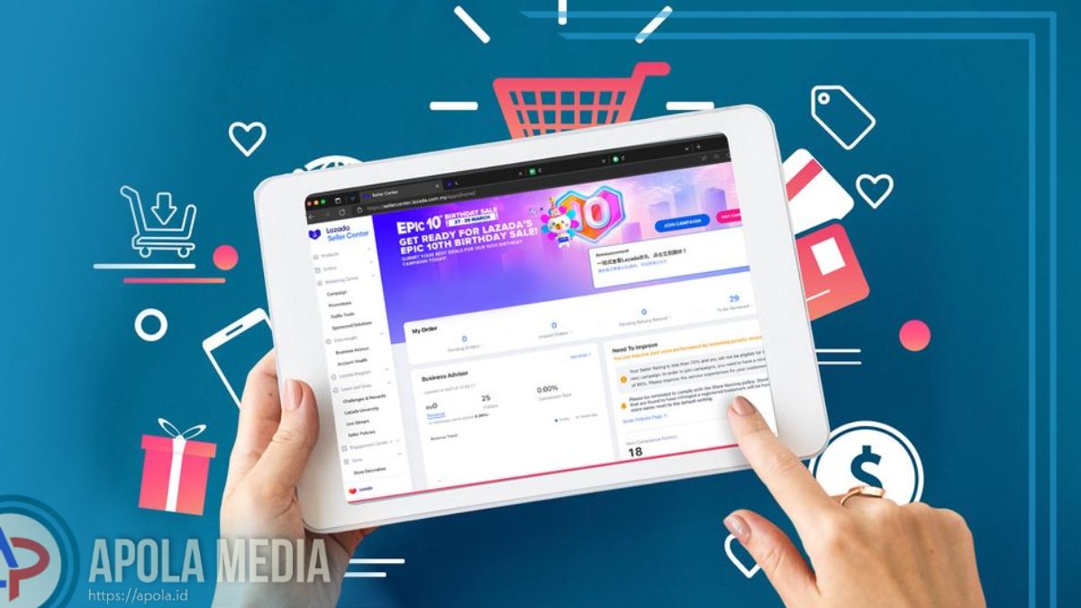 Cara Daftar Lazada Sebagai Penjual