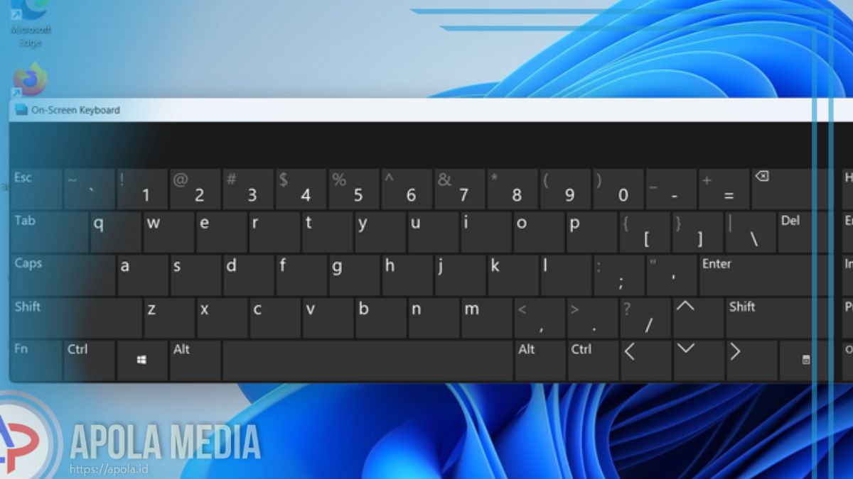 Cara Menampilkan Keyboard di Layar Windows 10